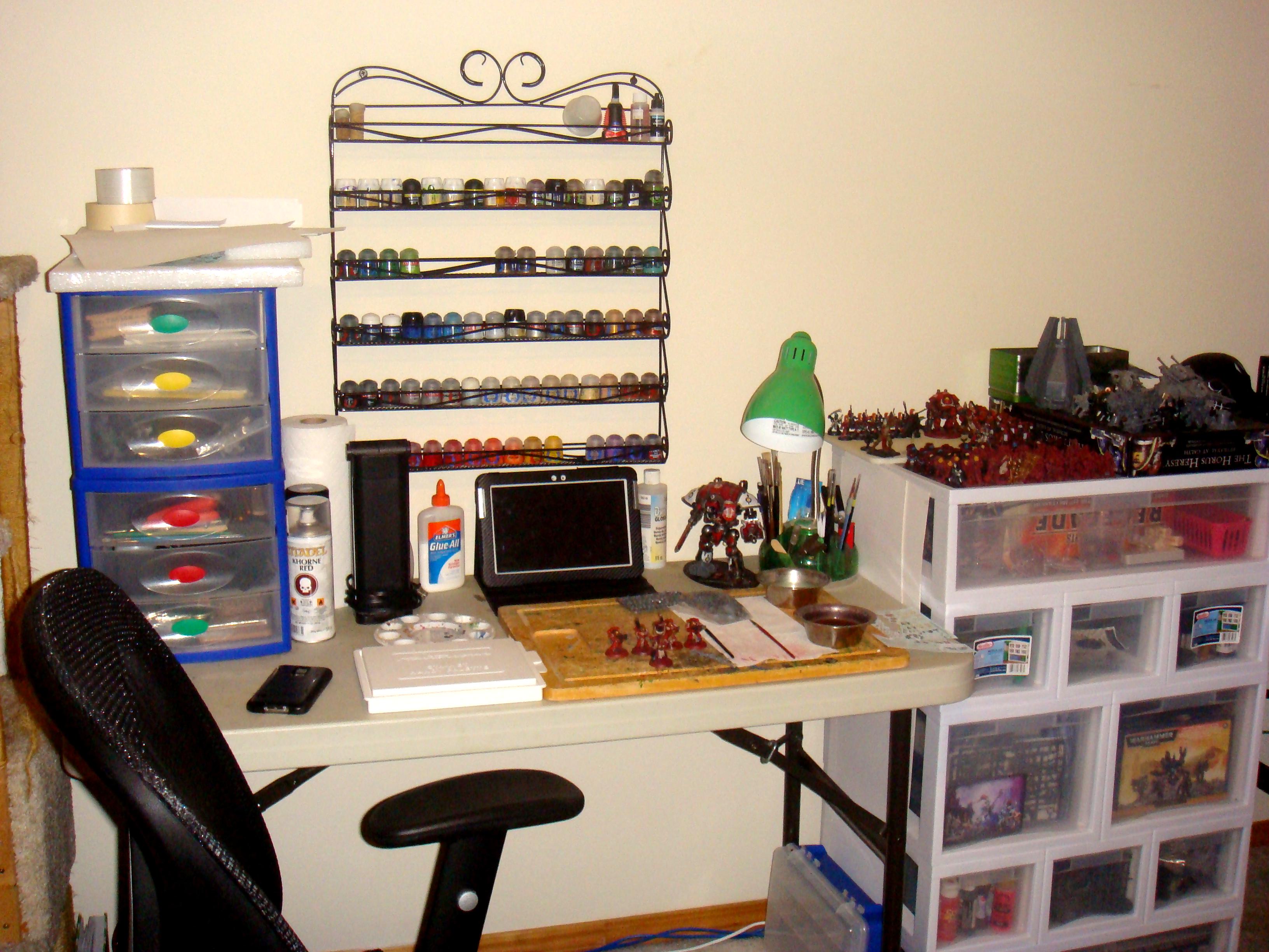 Desk, Painting, Setup My Painting Setup Gallery DakkaDakka